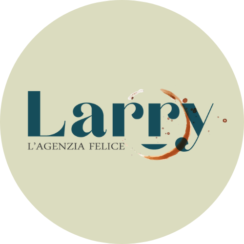 Logo Larry Agency sfondo beige