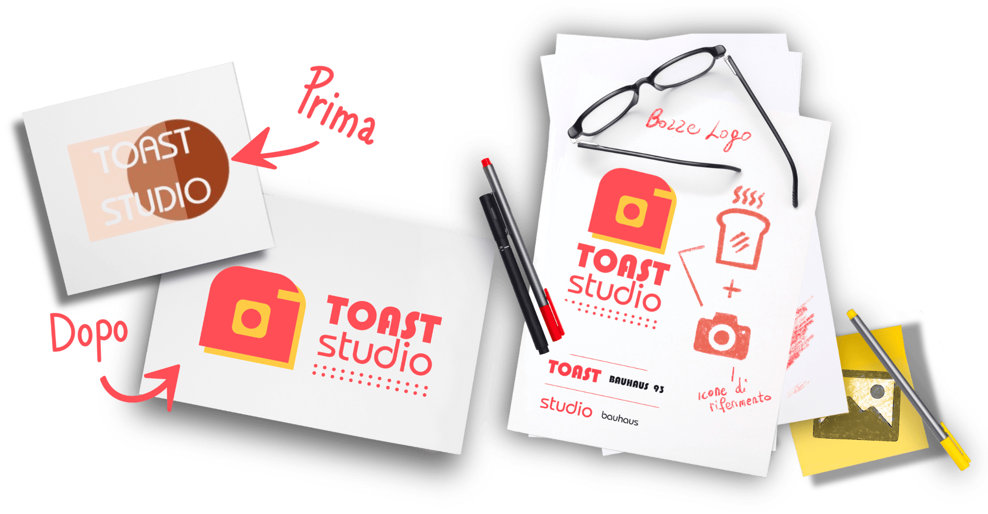Studio del nuovo logo di Toast Studio