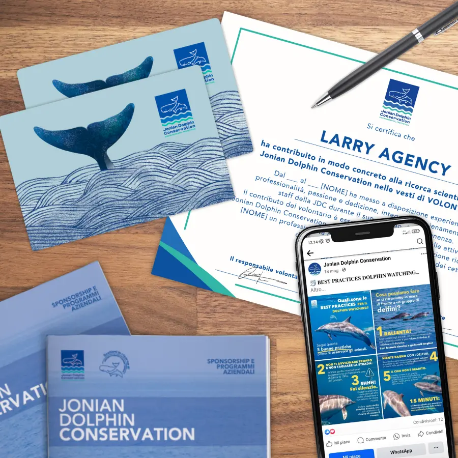Il progetto di Rebranding per la Jonian Dolphin Conservation - Copertina
