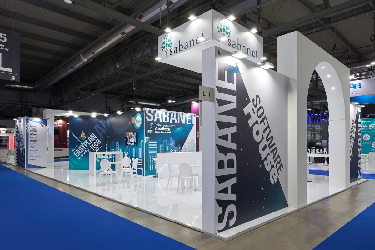 Stand Sabanet e Wikom in Fiera Sicurezza Milano